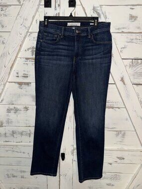Velvet Christy High Rise BF Jeans Blue Ink Wash Stretch Designer Womens Size 27
